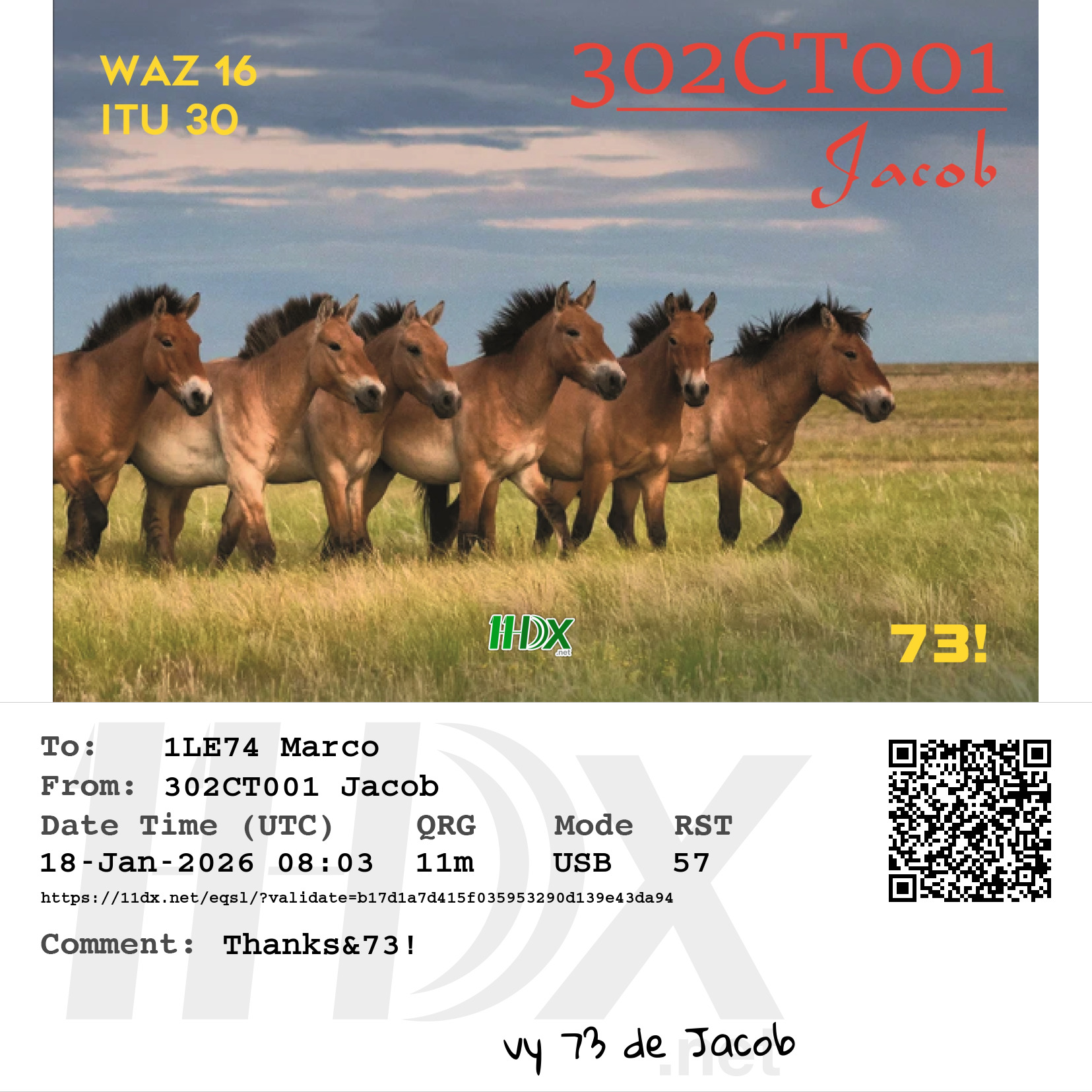 eQSL 302CT001 Mr. Jacob